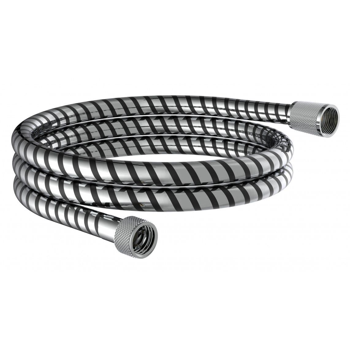 63852 Doucheslang 150 cm, Kunststof, zwart/chroom vue 1