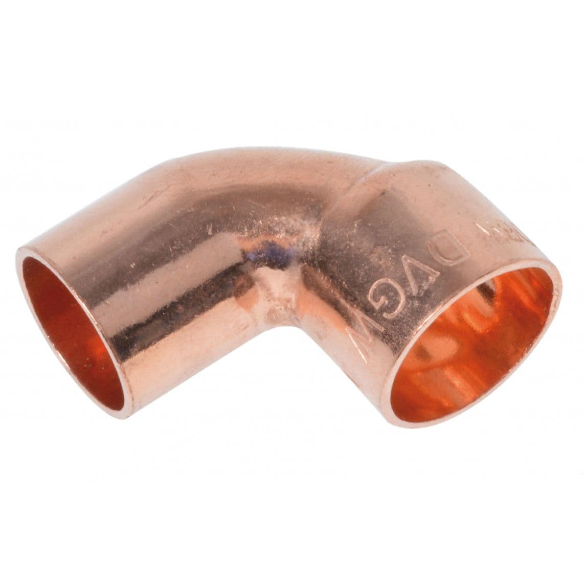 989269655 CU knie 90°, blanco, 22 mm, 1 mof (5092) (10x) vue 1