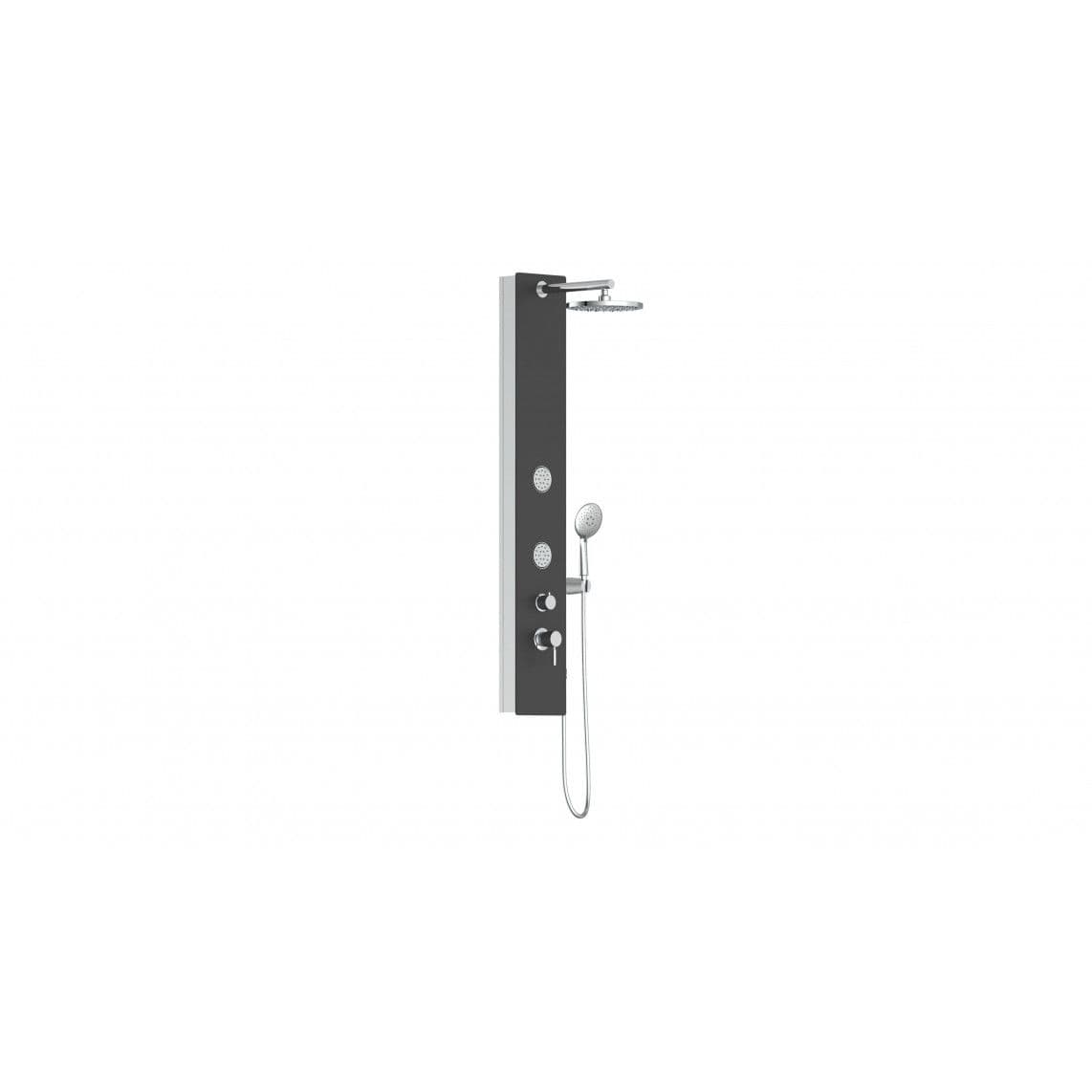 60033 Glazen douchepaneel, Antraciet vue 1