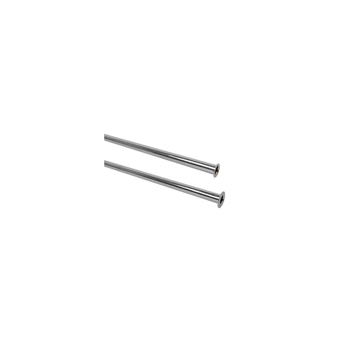 98627414 Connection pipe Ø 10 x 1000 mm, copper, chrome, with double flare, for 1/2" or 3/8" vue 1