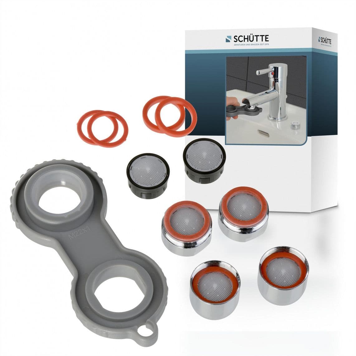 10655 Kit d'économie d'eau, chromé vue 1