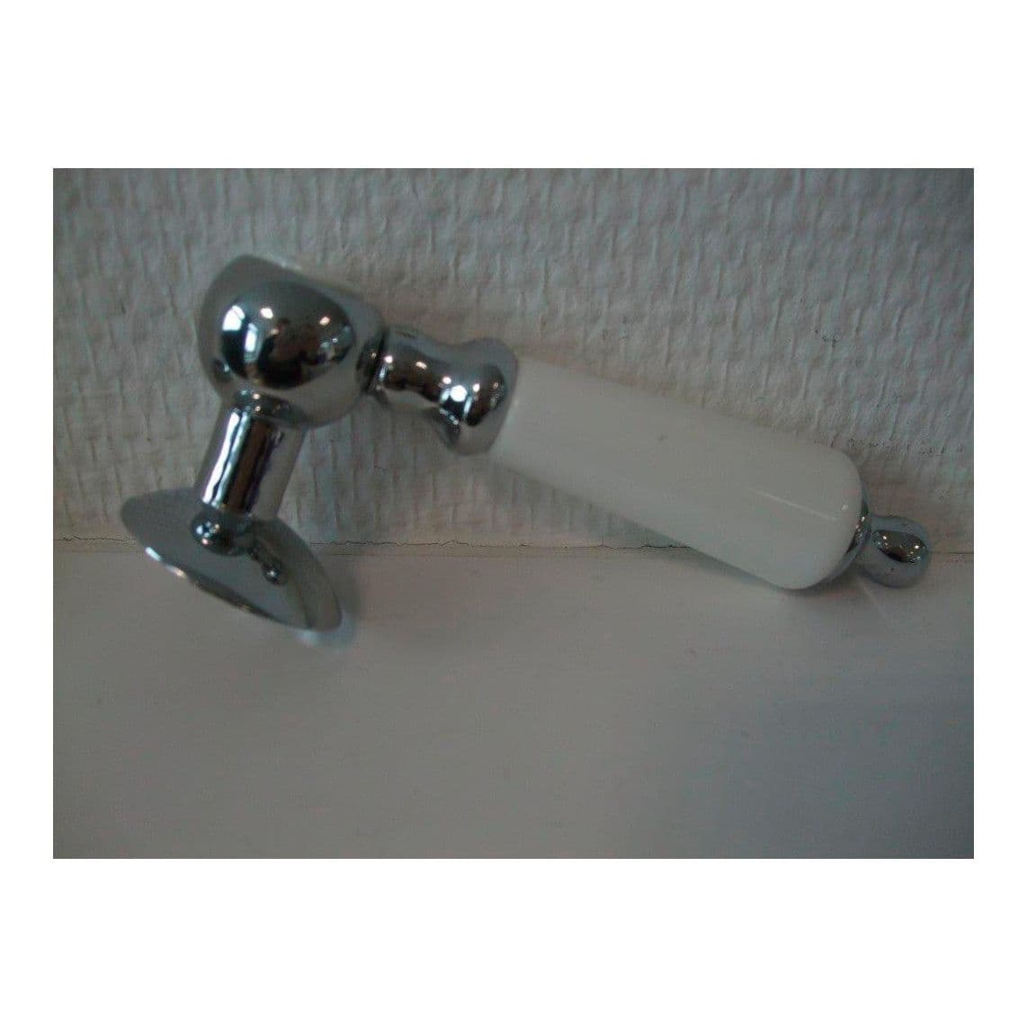01658 Handgreep, chroom/wit, bijv. voor 72500 vue 1