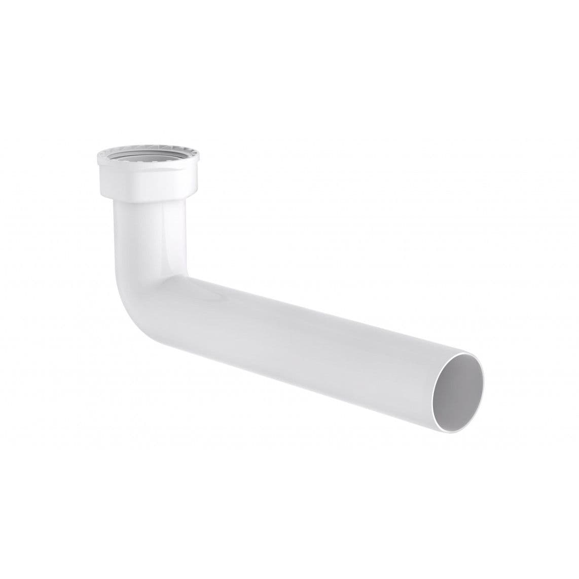 98837448 KS afvoerbocht, wit, 1 1/2"BI x 235 mm x 40 mm vue 1