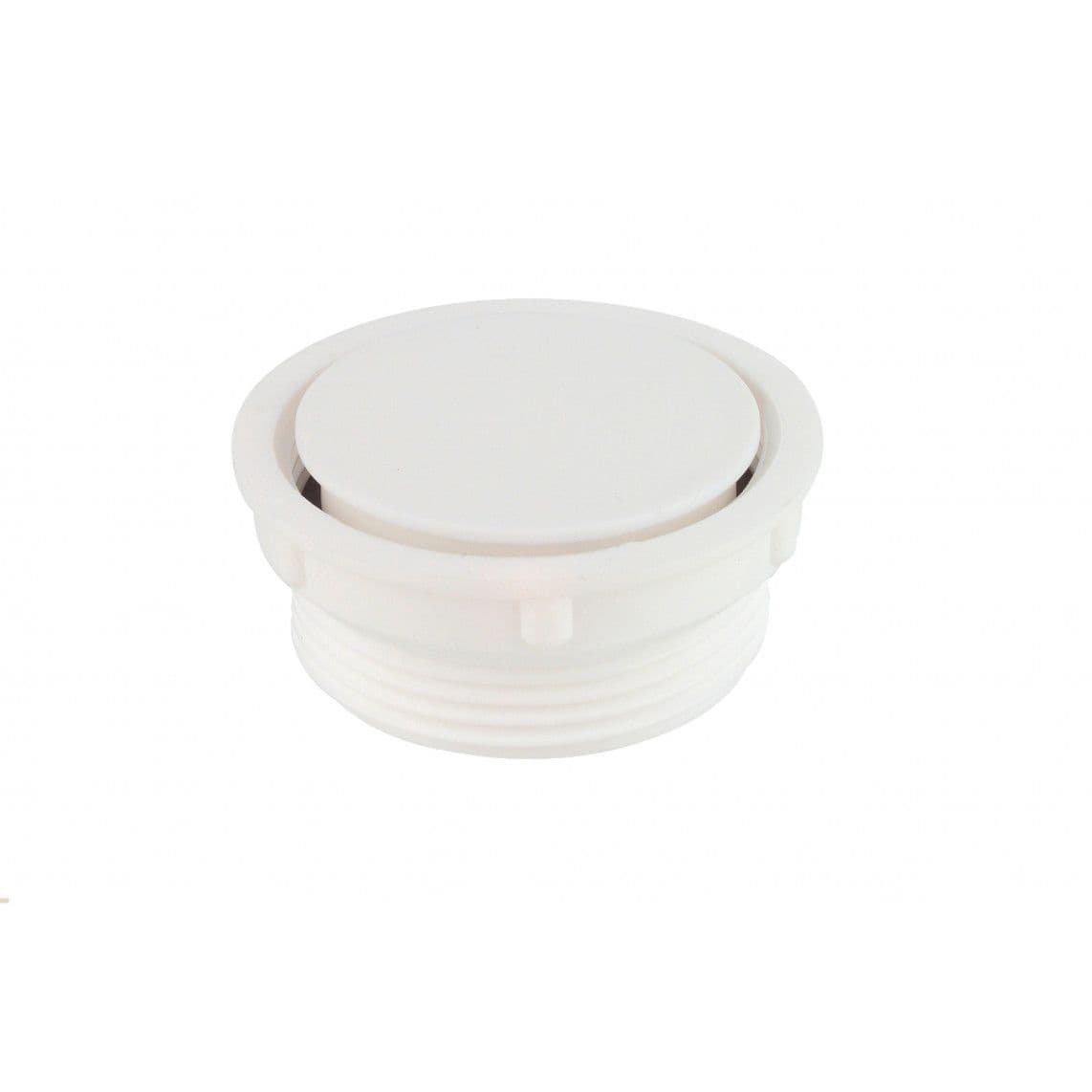 98837954 Plug, plastic, white, 1 1/2" male, for trap screw connection vue 1