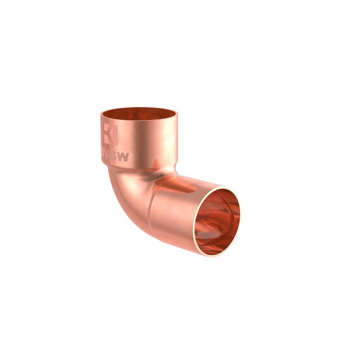 989261055 CU knie 90°, blanco, 12 mm, 1 mof (5092) vue 1
