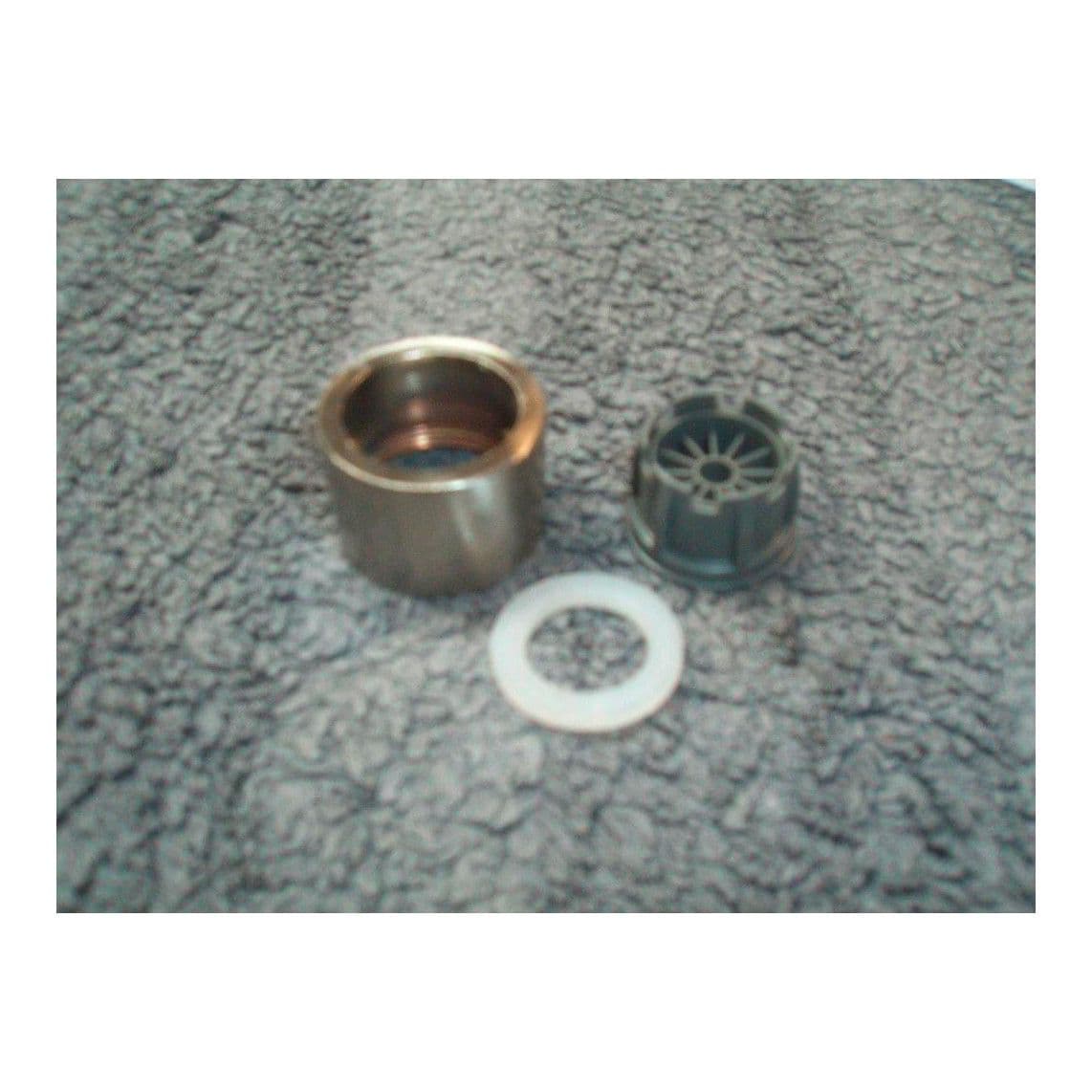 00461 Beluchter met behuizing, roestvrijstalen look, M22x1 draad, bijv. voor 79129 vue 1