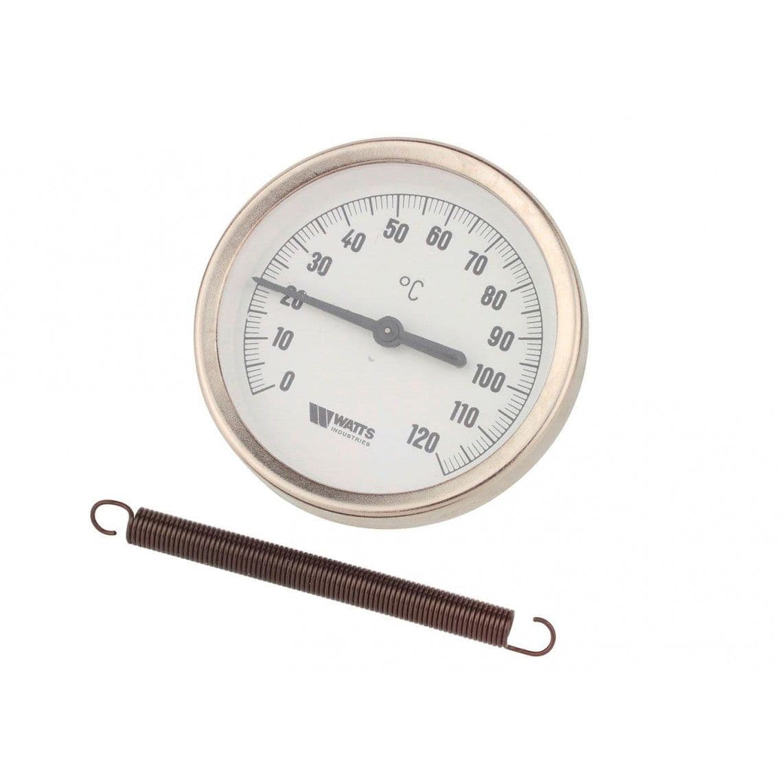 984544263 Bimetaalcontactthermometer, 0-120°C, 1-2" vue 1