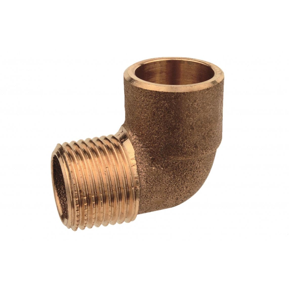 989211017 Transition angle 90°, red brass, 15 mm x 1/2" male, 1 socket vue 1