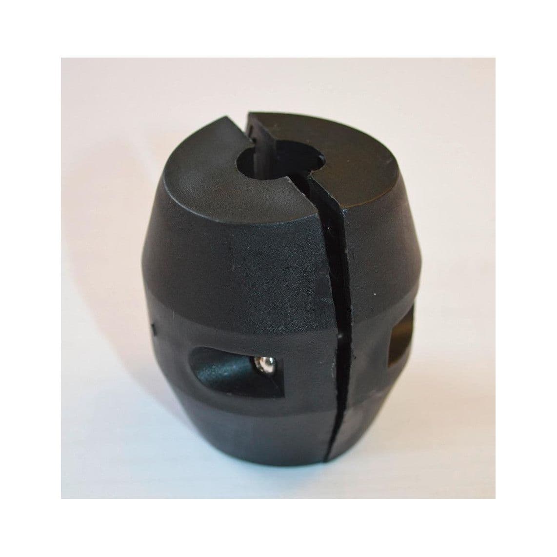 01012 Slanggewicht 400g, zwart, met kunststof bekleed vue 1
