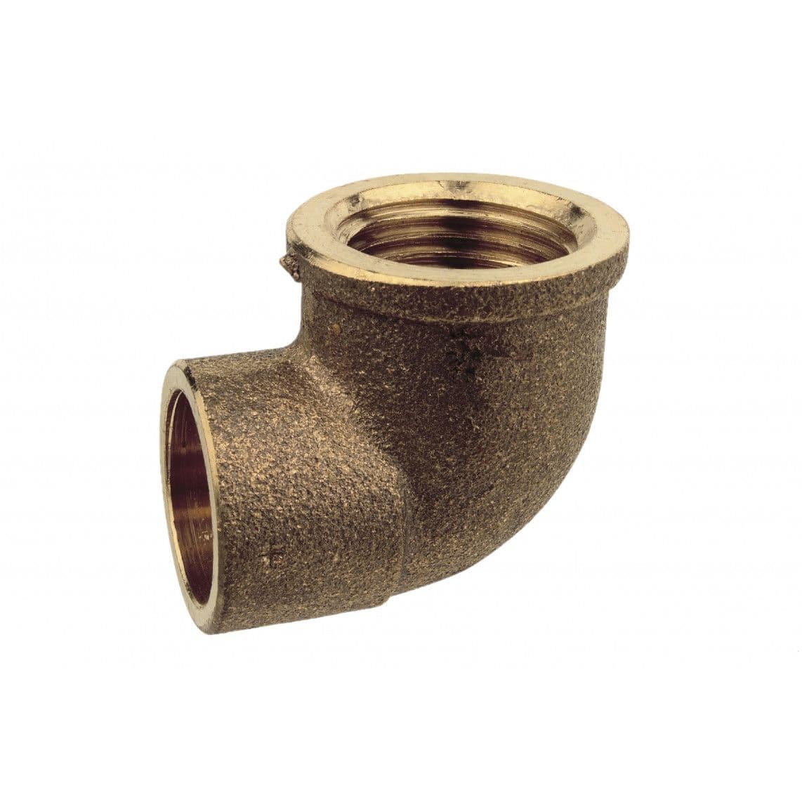 989232055 BR coude 90°, vierge, 18 mm x 1/2" F, 1 manchon (4090g) vue 1