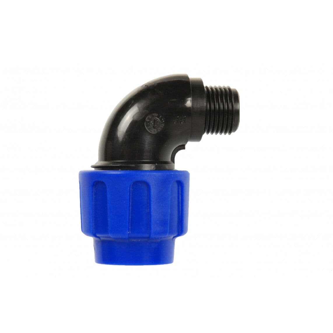 984847117 PP knie 90°, 20 mm x 1/2"BU, knelfitting voor tyleen/socarex vue 1