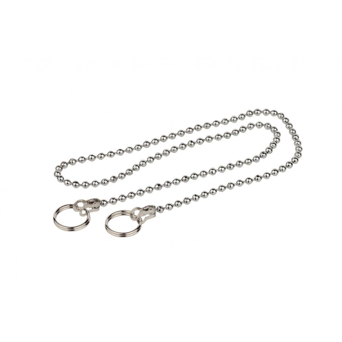 988172148 afvoerplug ketting, chroom, 600 mm, met 2 ringen vue 1