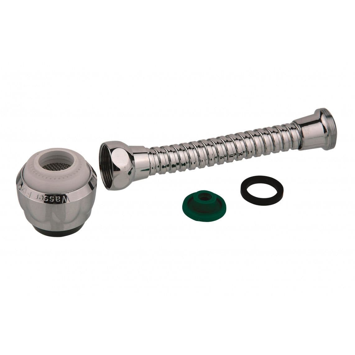 98959061 ECO-SAVE Metalen slang, chroom, M22IG, 7,5l/min, met spoeldouche vue 1