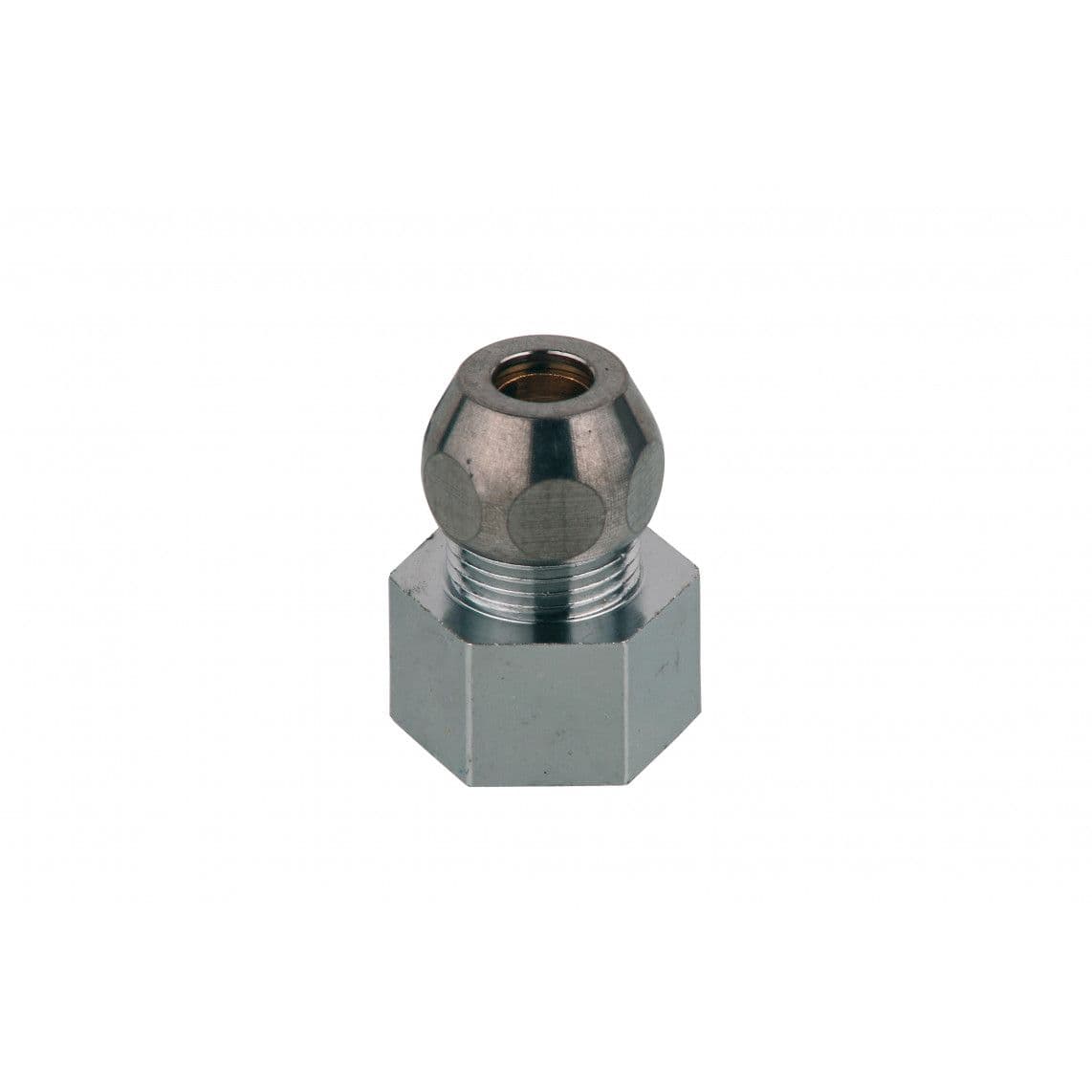 986273048 Crimp fitting nipple, brass, chrome, 1/2" female x 8 mmQ vue 1