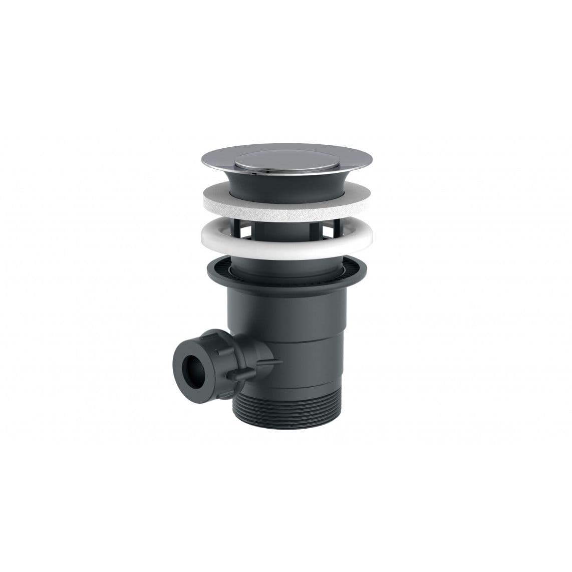00612 Excentrique, ABS, acier inoxydable poli vue 1