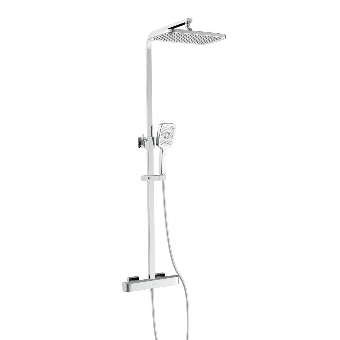 60149 GRAN CANARIA regendouche set, chroom, met thermostatische kraan vue 1