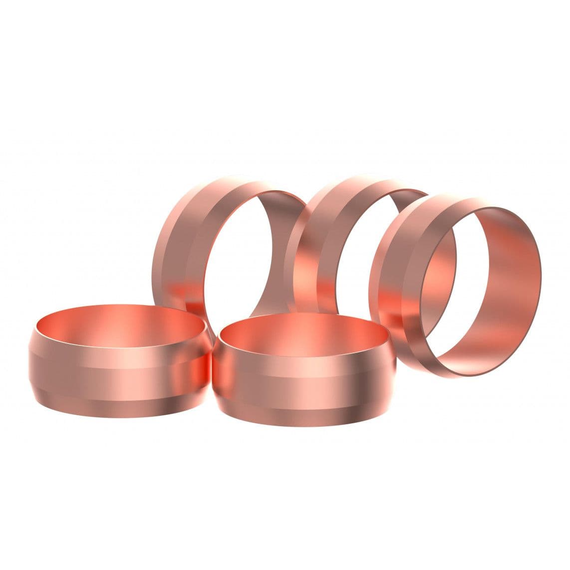 989461417 CU knelring, blanco, 18 mm, knelfitting voor koperen buis (5x) vue 1