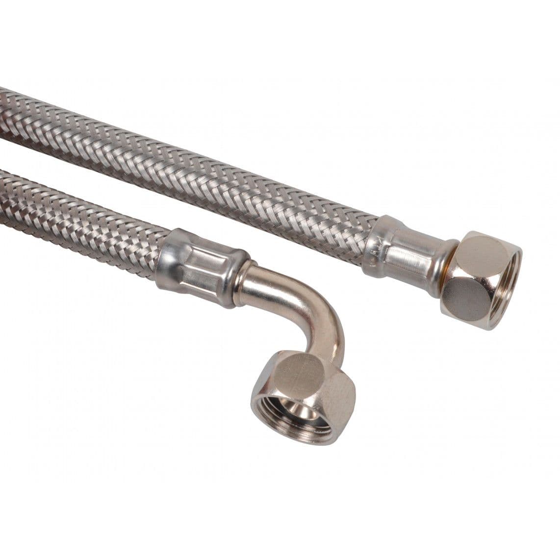 98628405 Flexaansluitslang voor Reservoir,RSV, 3/8"BI x 200 mm x 3/8"BI, eenzijdige hoek van 90° vue 1