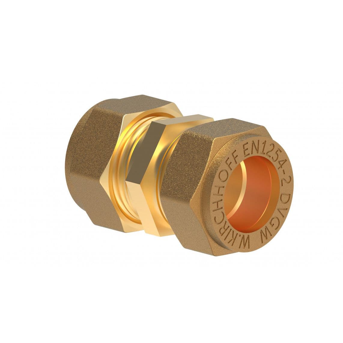 989454417 MS fitting, blanco, 18 mm, knelfitting voor koperen buis vue 1