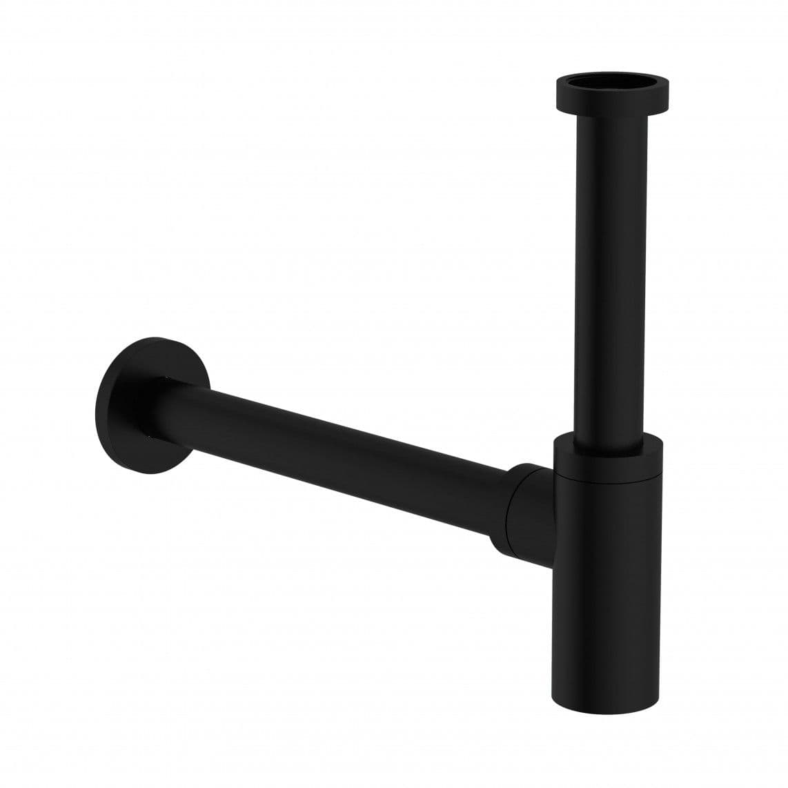 98803828 Design bottle trap, plastic, black, 1 1/4'' x 32 mm, round vue 1