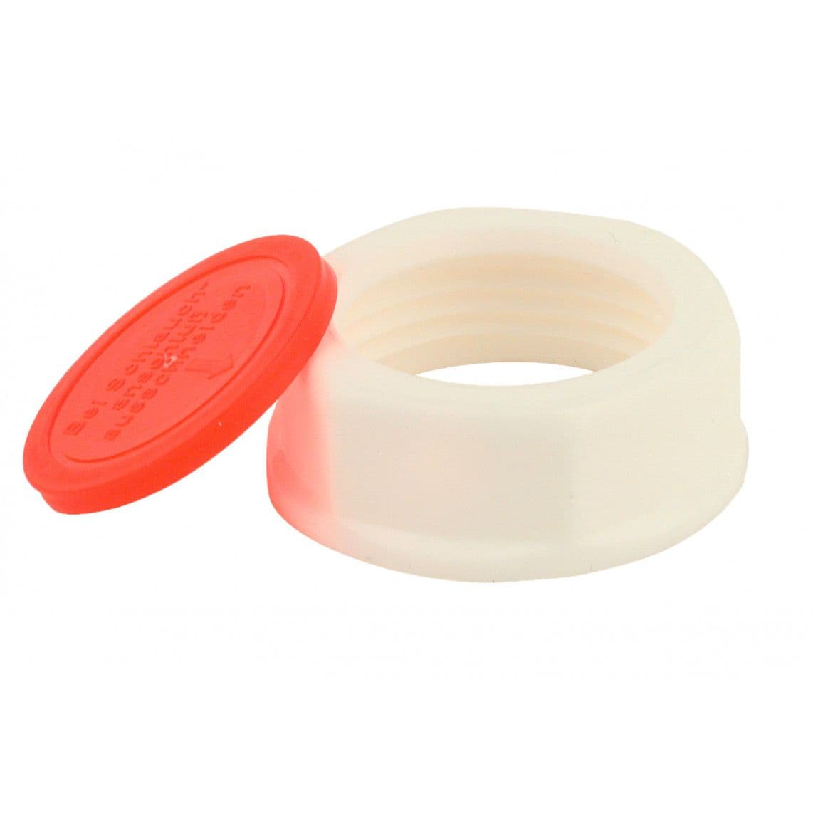 988392148 Cap, plastic, white, 1" female, for trap device connection vue 1