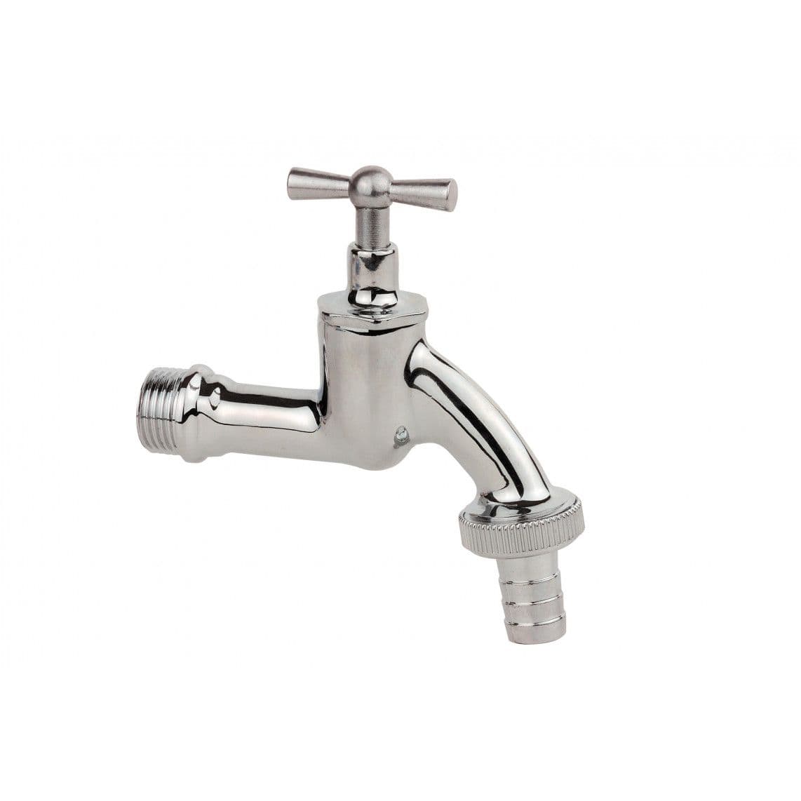 98619018 MS tapkraan Hendel, chroom, 1/2"BU x 3/4"BU x 1/2"T vue 1