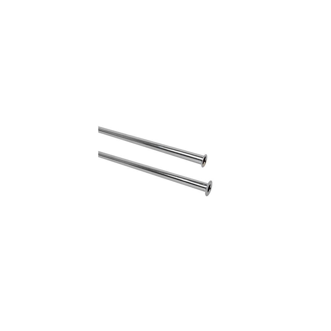 98627418 CU Verbindingspijp 1000 mm, chroom 10 mm, met Uitlopende rand vue 1