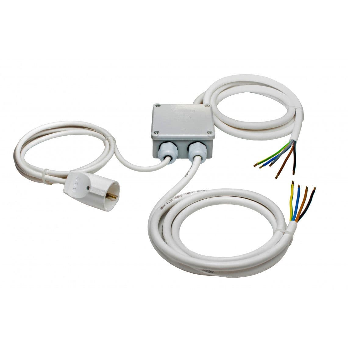 2200 Kitchen connection box set, white, 2 m vue 1