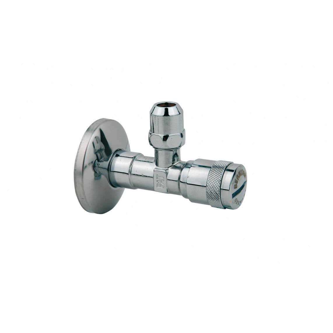 98625175 BENKISER-hoekstopkraan, 1/2"BU x 3/8" x 10 mmQ, met Filter/Duwrozet vue 1