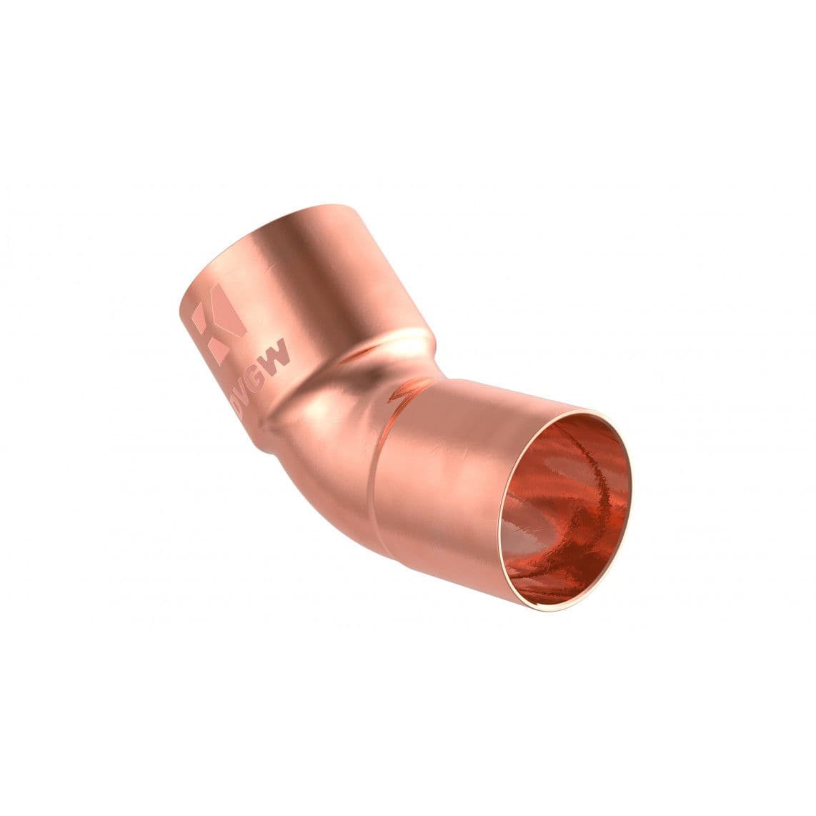 989145055 CU boog 45°, blanco, 28 mm, 1 mof (5040) vue 1