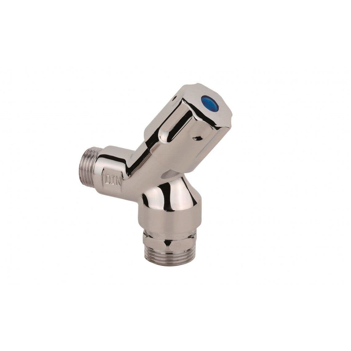 986301113 GA-Wandventiel korte, 1/2"BU x 3/4"BU, met terugslagklep/Buisbeluchter vue 1