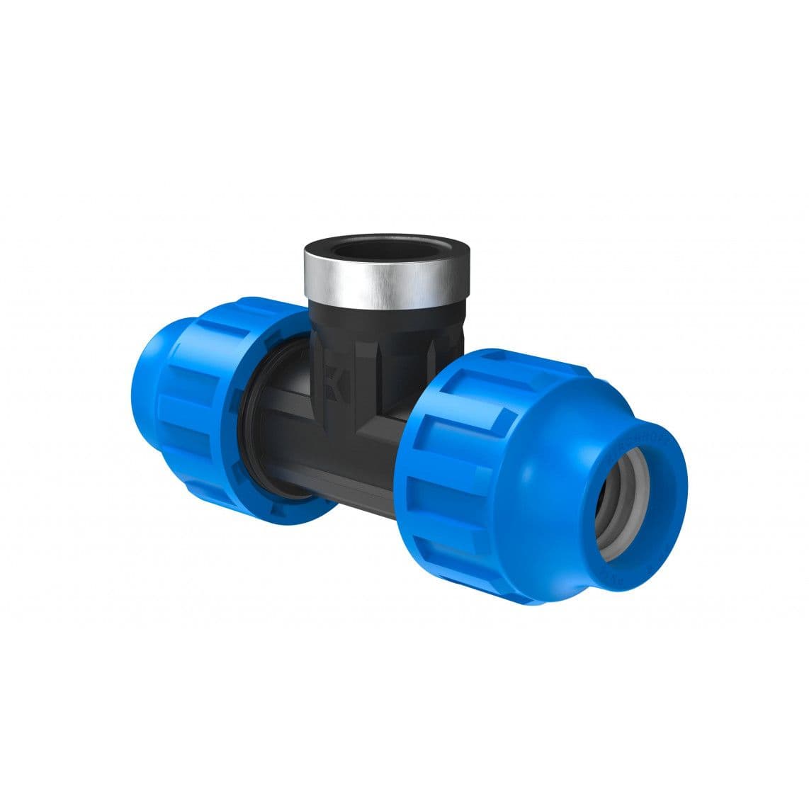 984844717 PP T-stuk, 32 mm x 3/4"BI x 32 mm, knelfitting voor tyleen/socarex vue 1