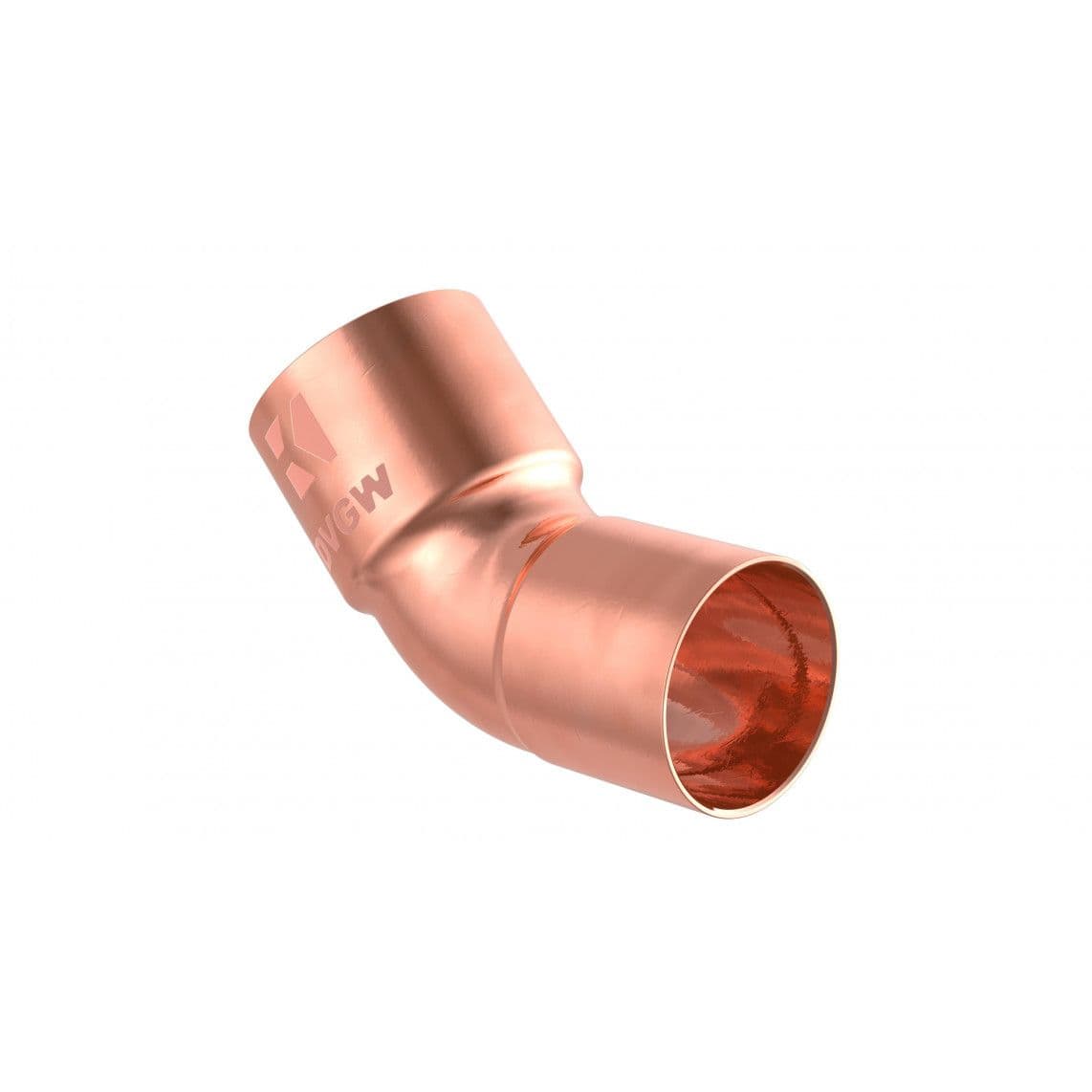 989144055 CU boog 45°, blanco, 22 mm, 1 mof (5040) vue 1