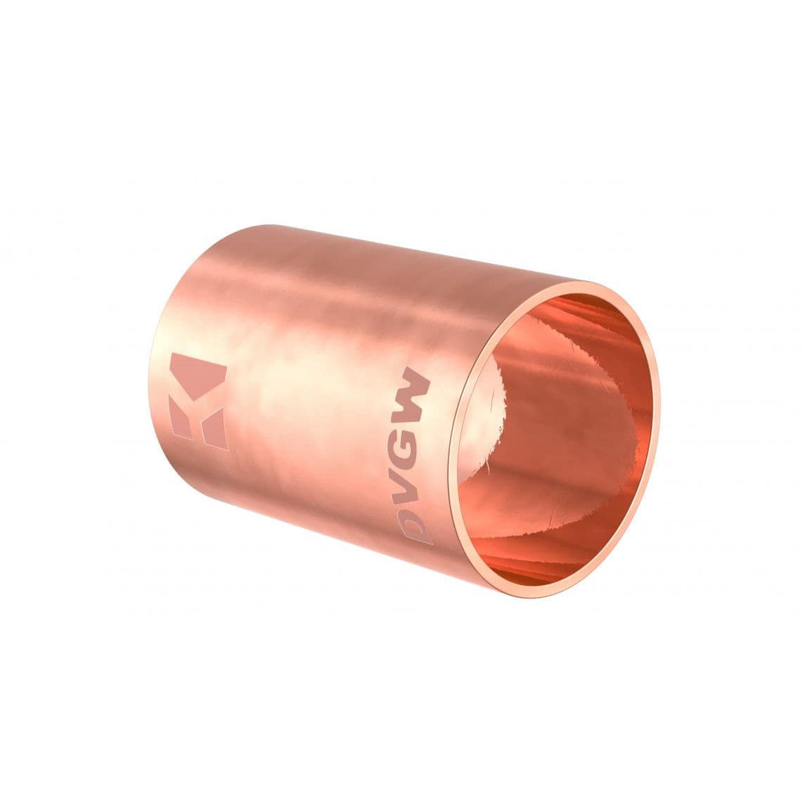 989094055 CU dubbele mof, blanco, 18 mm, 2 mofen, (5270) vue 1