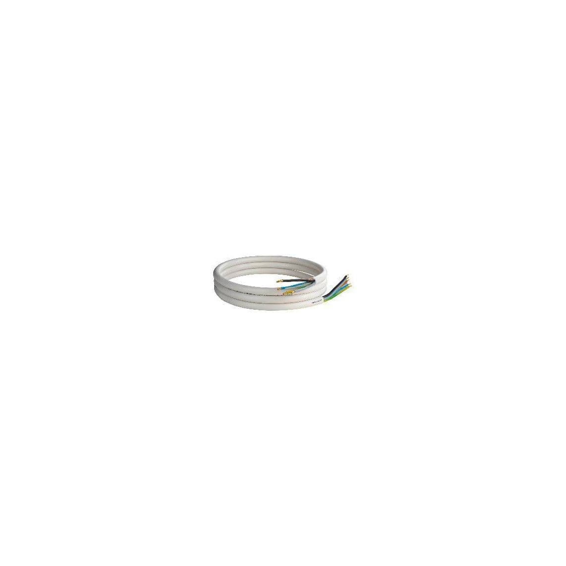 1276 Stove connection cable, white, 5 m, 5 x 2,5 mm, 100/80 mm AEH/AEH vue 1