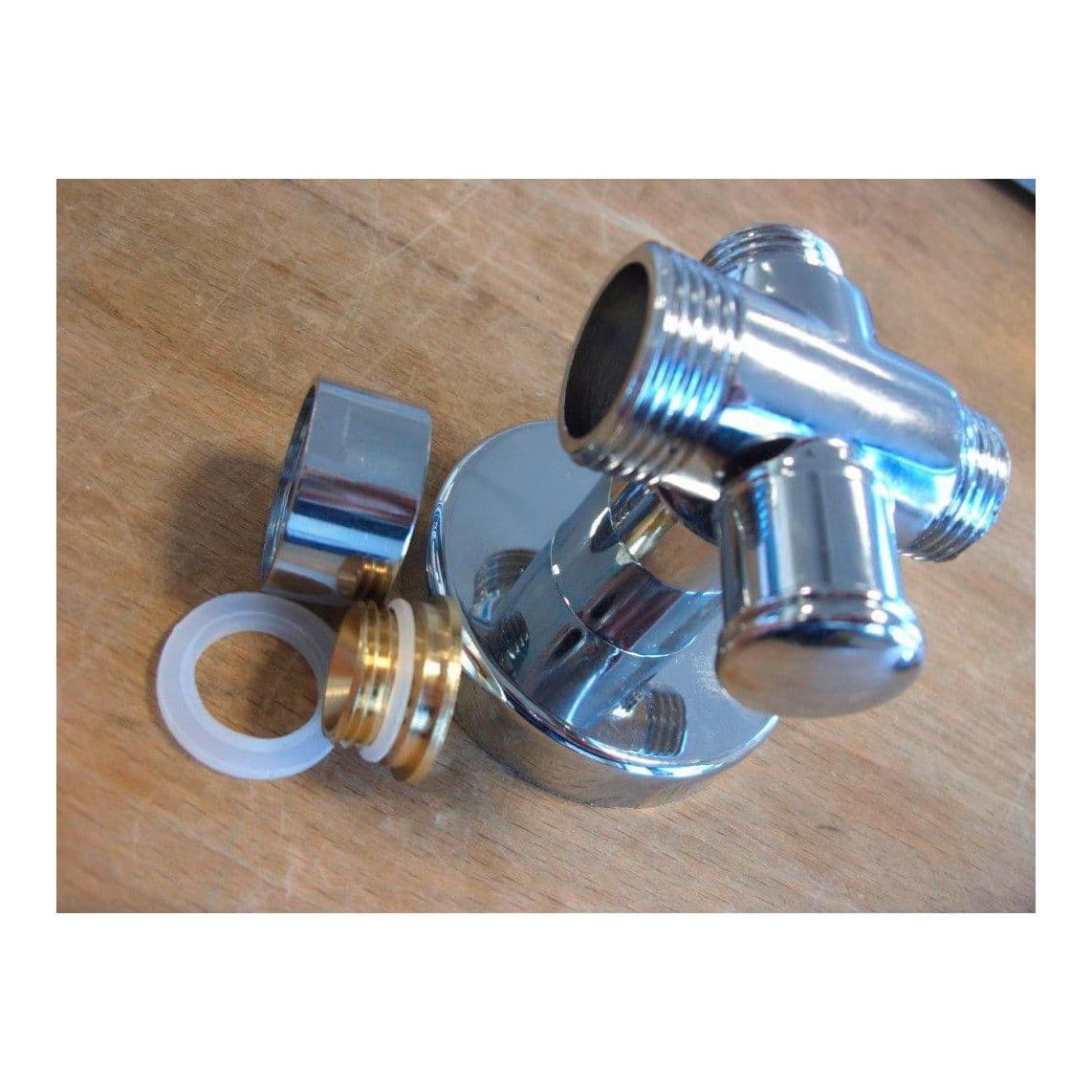 01999 Push diverter, chrome, e.g. for DX1000CACS vue 1