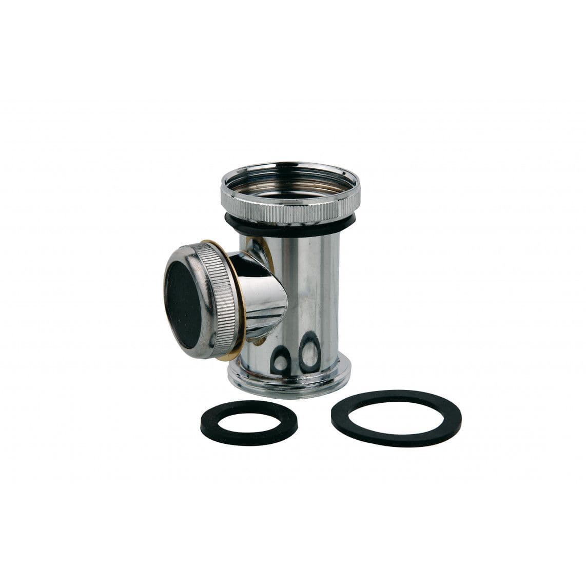 988487418 T-fitting voor afvoer, chroom, 1 1/4", voor sifon vue 1