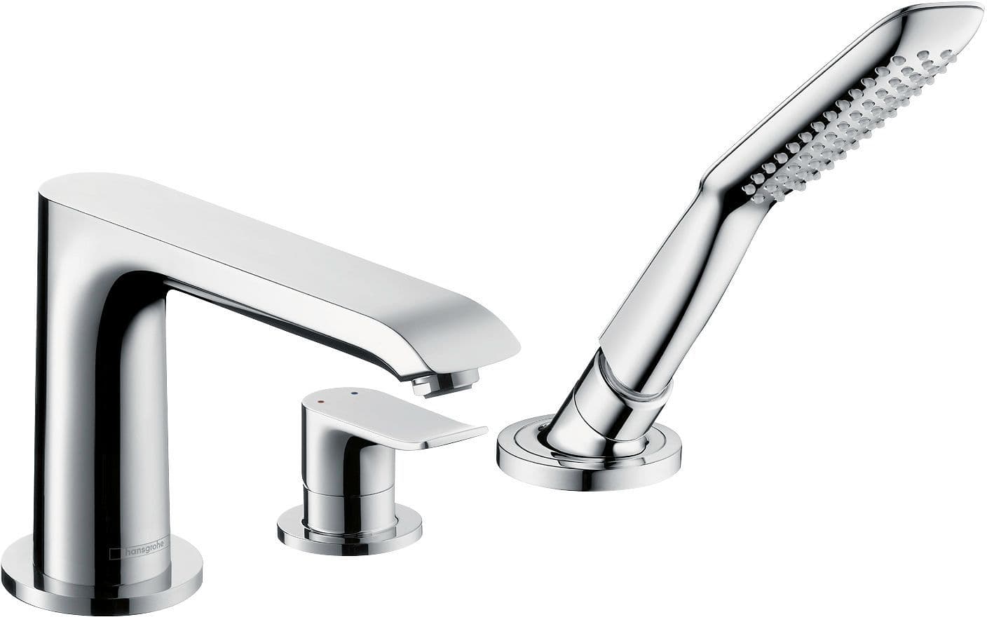 Afwerkset 3-GATS mengkraan badrand Metris Hansgrohe CHROOM