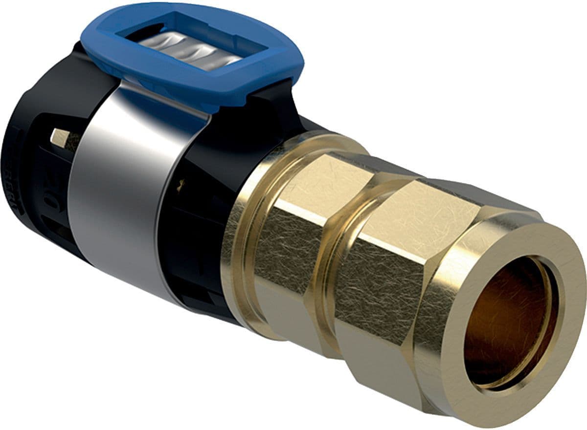 Overgang koper FlowFit Geberit 16-15MM