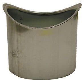 Filetage zinc rond gouttiere demi-lune 80MM
