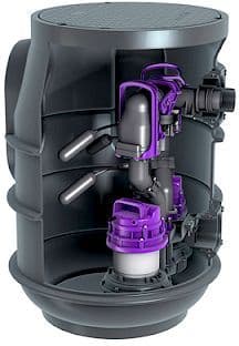 Station de relevage aqualift F Basic duo tronic Kessel