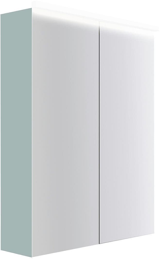SPIEGELKAST COFFEE 2 DEUREN 600MM 4250K IJSBLAUW ZACHT MAT