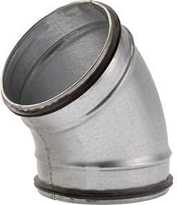 Spiral-d Galva ELLEBOOG voor ventilatie 45° 100MM
