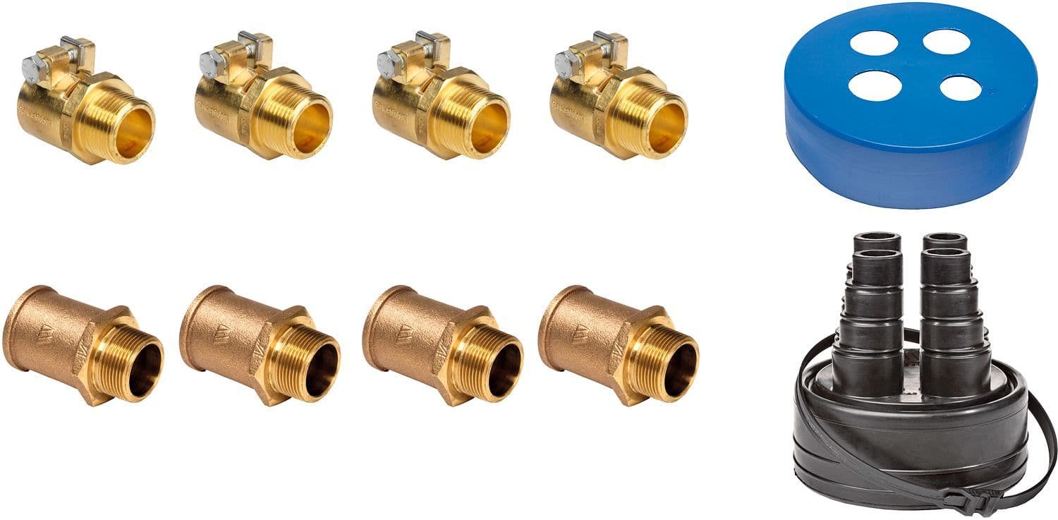 Microflex HP aansluitset 200MM 4/4"