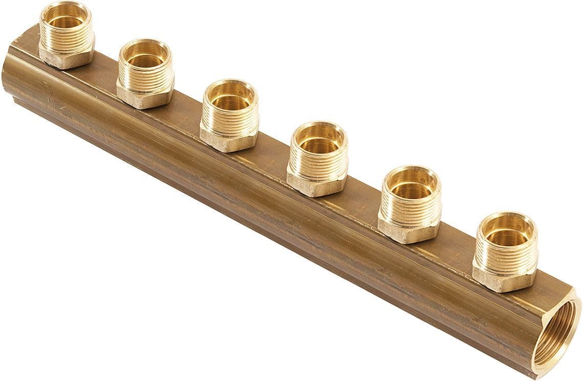 Collecteur avec raccordements Eurocone cc 4/4"FF 6X3/4 EK