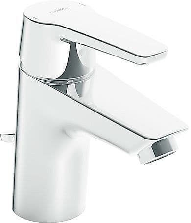 1GREEP Mengkraan lavabo hansapolo Hansa met automatische sluiting CHROOM