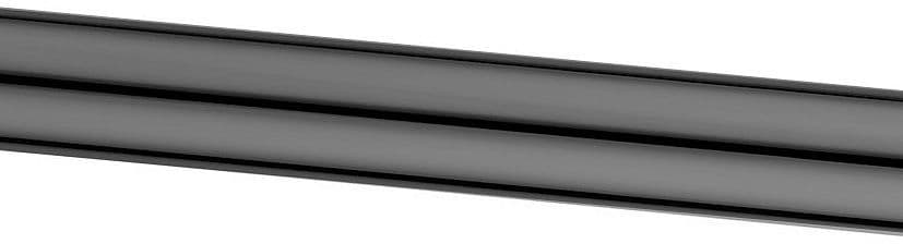 Tube Rallonge universel siphon vertical Noir 40CM avec collerette