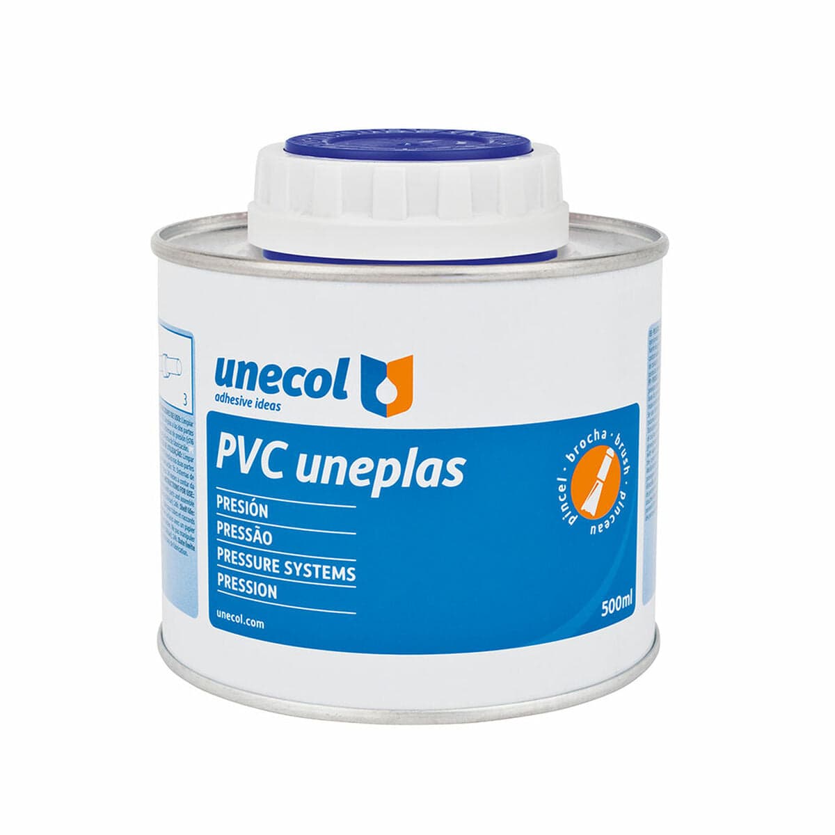 PVC-Rohrkleber Unecol Uneplas A2041 500 ml mit Pinsel