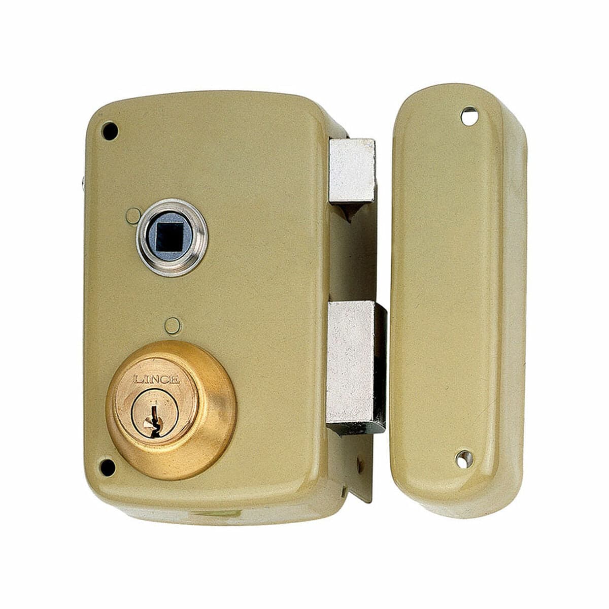 Kasten-Riegelschloss Lince 5056b-95056bhe60d Stahl Rechts 60 mm