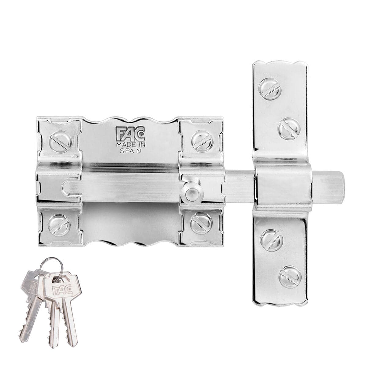 Door Bolt Fac 300-p/87 Nickel-coated